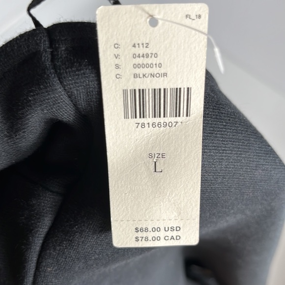 ANTHROPOLOGIE MAEVE STRUCTURED ASYMMETRICAL TOP SIZE L ONE SHOULDER BLACK NWT - Picture 12 of 12